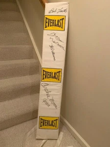 BOXING EVERLAST SIGNED CORNER PAD ARCHIE MOORE+NORTON+ARGUELLO+FOSTER+1 JSA - Picture 1 of 6