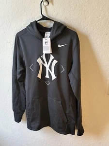 Women’s Small New York Yankees NIKE Pullover Hoodie Sweatshirt NY New NWT - Picture 1 of 3
