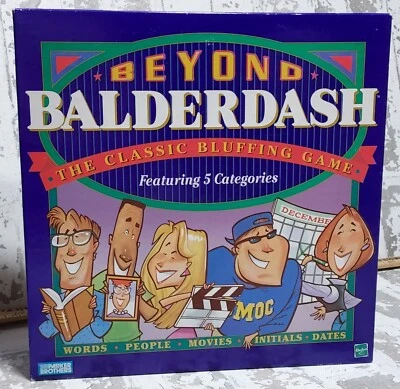 Beyond Balderdash Board Game 1997 Bluffing Party Game New With Open Box - Image 1 of 4