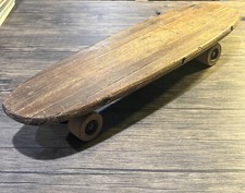 Vintage Wooden Super Surfer Skateboard Complete Cruiser