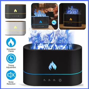 250ml USB Air Humidifier Essential Oil Aroma Diffuser 3D Flame Mist Home Decor - Picture 1 of 15