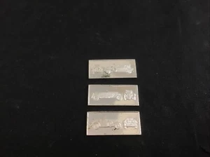 Lot of 3 Sterling Silver Classic Cars Ingot Collection .925 - Picture 1 of 2
