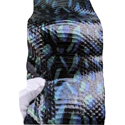 Elegant  Elaphe Snake Skin Leather Snakeskin Hide Craft Supply Pearl - Image 1 of 4