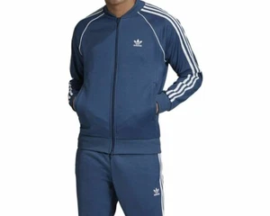 Adidas Originals Men's Night Marine ICONIC Superstar Track Jacket Small FM3804 - Picture 1 of 5