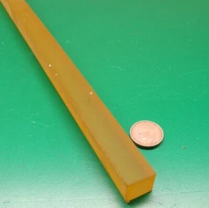 Barra Cuadrada de Poliuretano 3/4" de Grosor x 3/4 de Ancho x 24" de Largo, Natural, 80 Shore A - Imagen 1 de 6