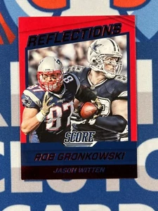 2016 Score Reflections Red Jason Witten Rob Gronkowski #2 - Picture 1 of 2