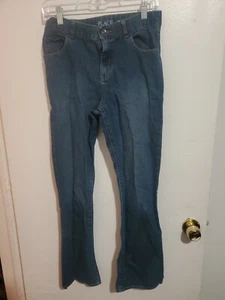 Childrens Place Jeans Adjustable Waist Boys 18S  Bootcut Denim  Straight - Picture 1 of 3