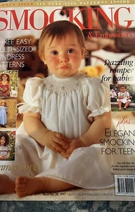 Australian Smocking & Embroidery Magazine w/patterns insert 1997 Issue 38 - Picture 1 of 2