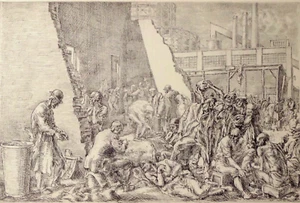 REGINALD MARSH The Jungle 1939 Vintage Lithograph Art Print - Picture 1 of 7