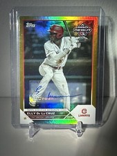 ELLY De La CRUZ 2023 Topps Pro Debut #PD-170 Gold Foil Autograph Auto #45/50