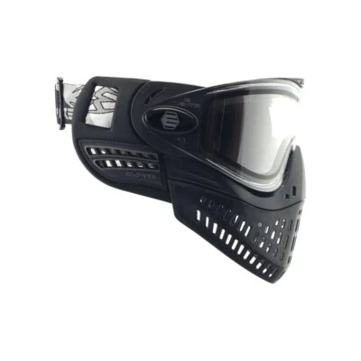 NUEVA Máscara de Paintball Empire E-Vent con Lente Térmica Transparente - Todo Negro (21618) Foto 1 de 4