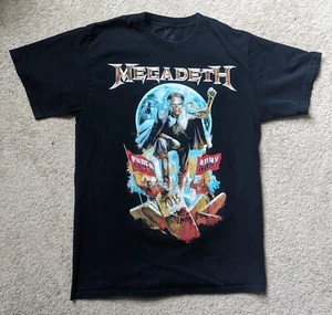 Megadeth Cyber Army 2015 Shirt Medium - Picture 1 of 2