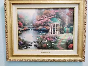 Thomas Kincade Garden of Prayer 12 x 16 Framed - Picture 1 of 2