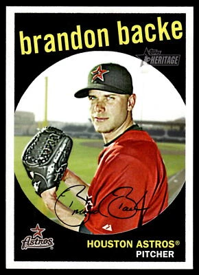 2008 Topps Heritage #514 Brandon Backe Card - Image 1 of 2