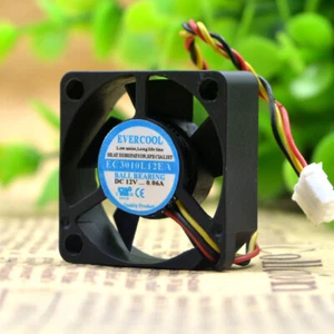 1PC NEW EVERCOOL 3010 EC3010L12EA 12V 0.06A 3CM/ CM Free shipping - Picture 1 of 11
