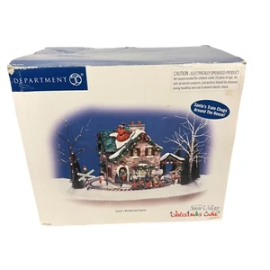 Dept 56 Snow Village 2004 Santa's Wonderland House #55359 Christmas Lane - Picture 1 of 15