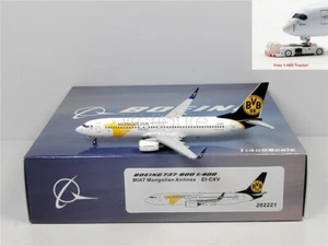 1:400 PandaModel Mongolian Airlines B737-800 EI-CXA +Free Tractor - Picture 1 of 10