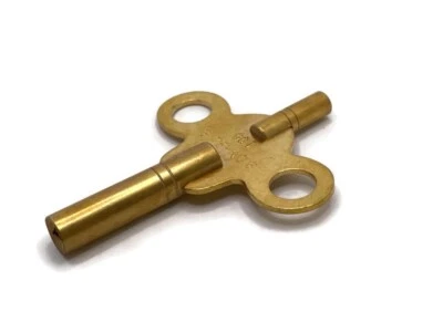 Traditional Ansonia Clock Keys Brass, Indian Made, Double Ended - Image 1 of 4