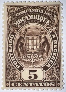 Travelstamps: 1919 Mozambique Company Postage Due Stamps Scott #J35 Mint MNH OG - Picture 1 of 6