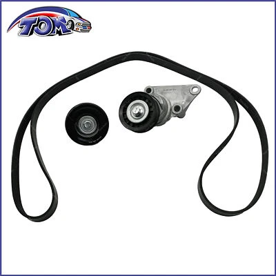 Engine Drive Belt Component Kit for Chevy Sierra 1500 Cadillac GMC Truck 38158 - Imagem 1 de 4