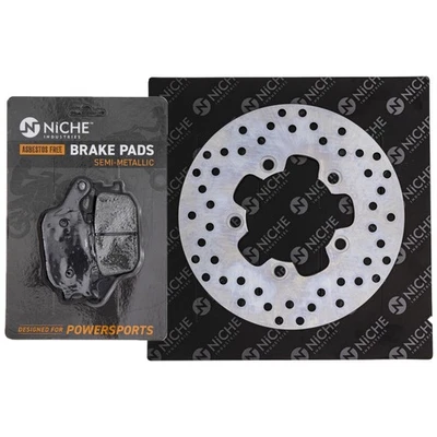 NICHE Rear Brake Rotor Pad Kit for Suzuki SV650 SV650S SV1000 Semi Metallic - Image 1 of 4