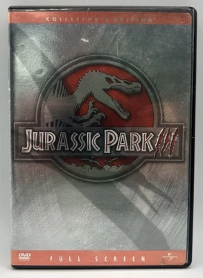 Jurassic Park III DVD Fullscreen Edition Sam Neill William Macy Tea Leoni 2001 - Image 1 of 3