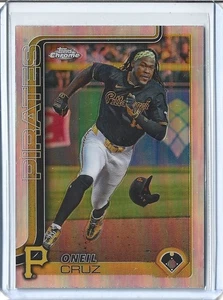 Oneil Cruz - 2025 Topps Chrome #252 - Rifrattore - Pittsburgh Pirates - Foto 1 di 2