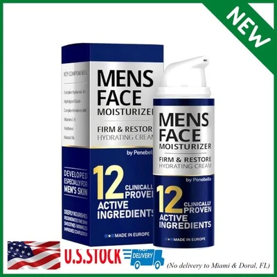 Crema facial para hombres 6 en 1 crema antienvejecimiento combate las bolsas para ojos manchas oscuras 1,7 OZ Foto 1 de 4