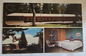 Sun N' Snow Lodge am Lake Mitchell Vintage unbenutzte Postkarte XL4  - Bild 1 von 3