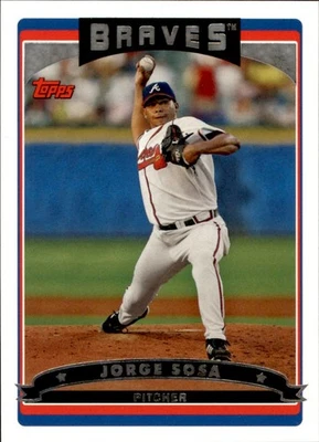 2006 Topps #584 Jorge Sosa Atlanta Braves - Image 1 of 2