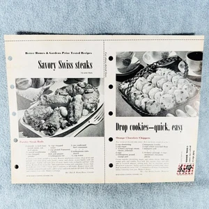 1956 Better Homes and Gardens Prize Tested Recipes Vtg PRINT AD - Picture 1 of 2