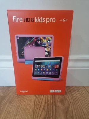 Amazon Fire HD 8 Kids Pro Tablet Pink Jungle Cat 32GB - 3GB - Image 1 of 2