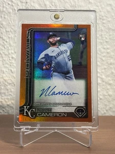 2025 Topps Update Auto RC #US65 Noah Cameron Orange Foil /25 Kansas City Royals - Bild 1 von 2