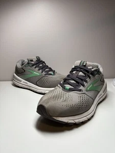 Size 10.5W - Brooks Ariel 20 Womens Alloy Gray Blackened Pearl Green Teal - Picture 1 of 11