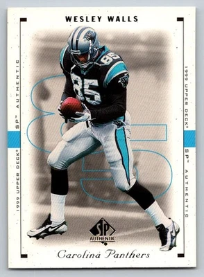 1999 SP Authentic - Wesley Walls #14 - Image 1 of 2