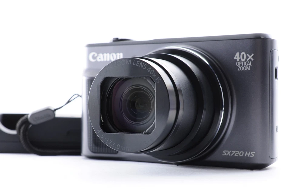 Canon PowerShot SX720 HS Black Exc+5 Compact Digital 16.1MP Y3452 - Image 1 of 4