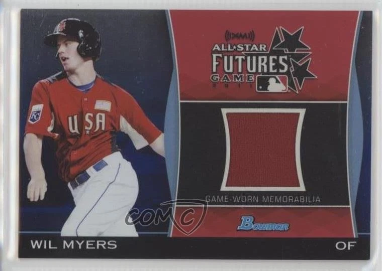 2011 Bowman Draft Futures Game Relics Blue /199 Wil Myers #FGR-WM - Image 1 of 2