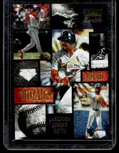 1996 Zenith #11 Ray Lankford / Brian Jordan / Ozzie Smith Mozaics - Bild 1 von 2