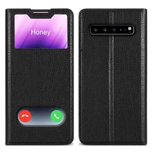 Case for Samsung Galaxy S10 5G Phone Cover Protection Window Book Wallet - Zdjęcie 1 z 7