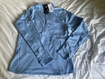 Cutter & Buck Women’s M Peshastin Fleece 1/2 Zip FLEECE NWT ATLAS HEATHER - Image 1 of 4