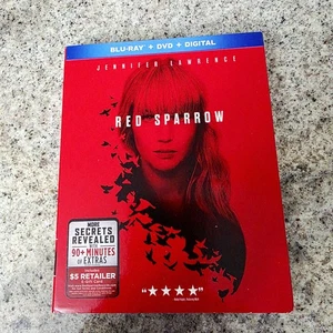 Red Sparrow (Blu-ray + DVD, 2018) W/ Slipcover Movie - Picture 1 of 6