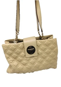 Borsa a mano Kate Spade trapuntata Astor Court Elena in pelle borsa a tracolla marrone oro - Foto 1 di 23