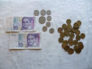 30 DM 2 Scheine und Kleingeld Deutsche Mark