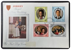 Jersey - 1972 - Royal Silver Wedding on FDC - Picture 1 of 2