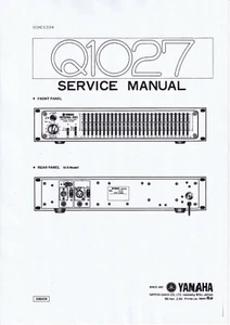 Service Manual-Anleitung für Yamaha Q-1027  - Bild 1 von 1