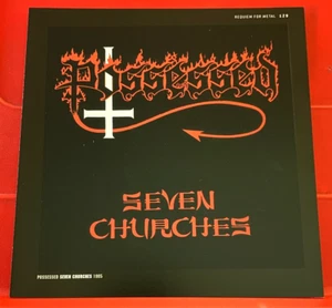 Possessed Seven Churches Album Cover Art PICTURE / PRINT 7" x 7" Thrash Metal - Picture 1 of 3
