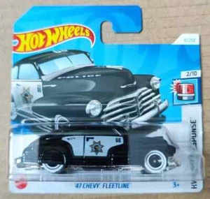 Hot Wheels HW SHORT CARD 2024 FIRST RESPONSE '47 CHEVY FLEETLINE POLICE SHERIFF - Picture 1 of 1
