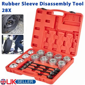 28pcs Press & Pull Sleeve Tool Set Bush Bearing Removal Seal Installation Kit UK - Picture 1 of 13