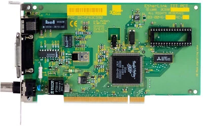 3COM Etherlink III DF63C590 Scheda di Rete 03-0046-011 PCI - Immagine 1 di 2