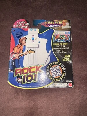 I Can Play Guitar Software Game Rock 101 Cartridge NEVER OPENED - Image 1 of 3